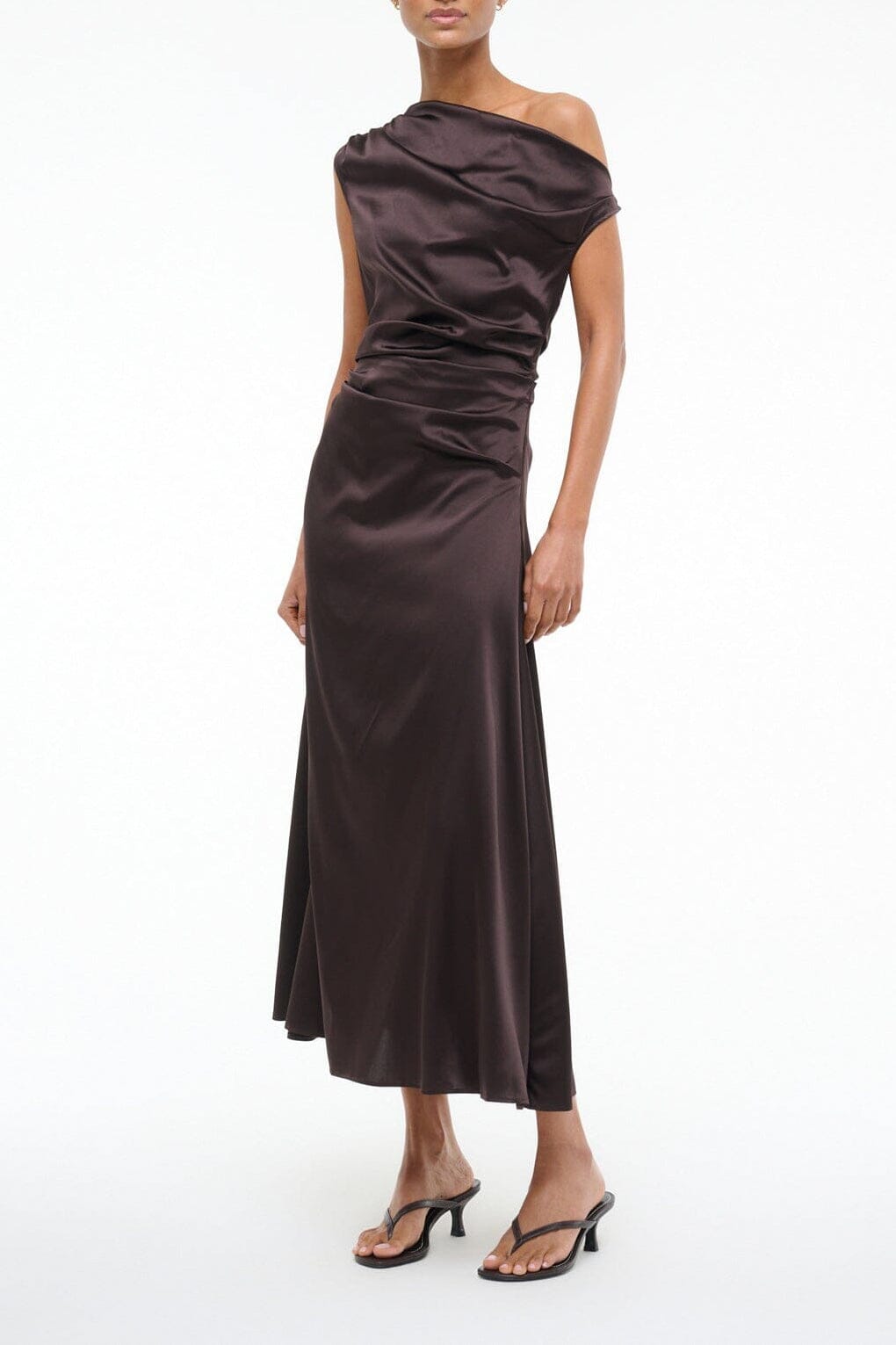 PHARE SILK DRESS | EARTH