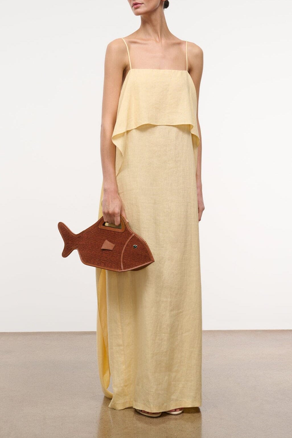 VALENCIA LINEN DRESS | BUTTER