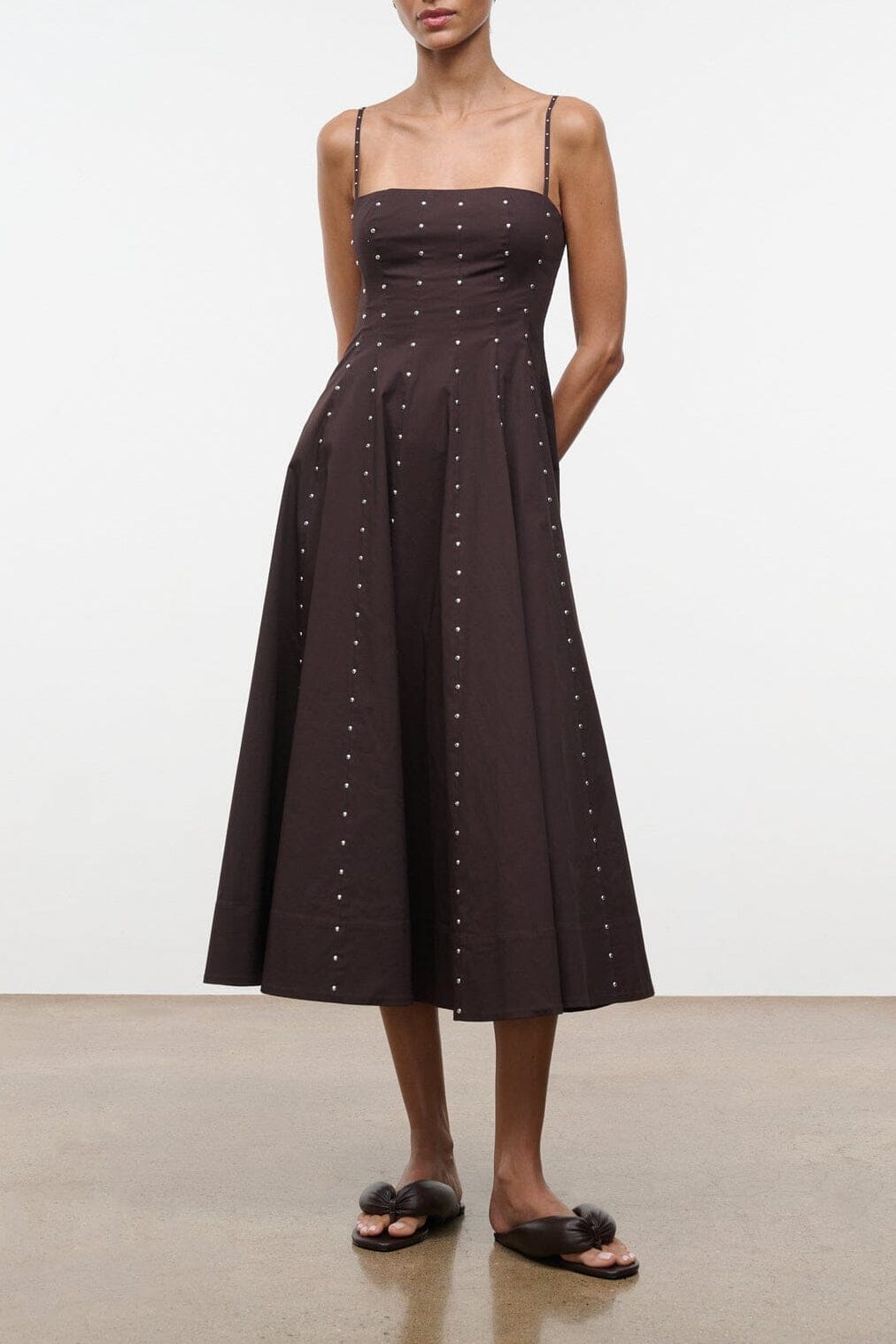 WYLIE DRESS | EARTH STUDS
